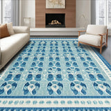 Blue Bowknot Bath Design Coquette Style Cute Accent(Blue)