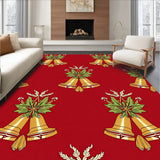 Festive Jingle Bells Half Moon Doorway Welcome(Red)