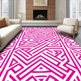 Lattice Interlocking Maze Puzzle Luxury Accent (Pink)