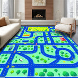 Vibrant Urban Map Aesthetic(Green)