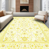 Elegant Faded Ornamental with Subtle Classic Designs(Yellow)