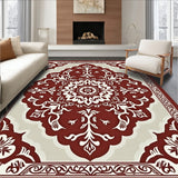 Distressed Vintage Medallion Heritage Classic Elegant(Brown)