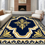 Traditional Damask with Symmetrical Flourishes(Gold)