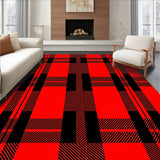 Classic Tartan Check with Heritage Plaid Accents(Red)