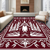 Enchanted Mythical Floor Displaying Icy Decorations(Red)