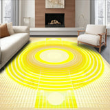 Sunburst Bloom Collection Area Goldenrod Petal Circle(Yellow)