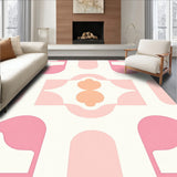 Elegant Mid Interlocking Sphere Contemporary(Pink)