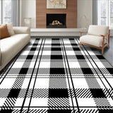 Elegant Tartan Lattice Highland Stylish Sophisticated (Black)