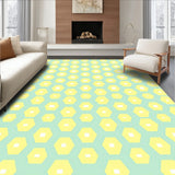 Hexagon Honeycomb Mosaic with Tessellated(Yellow)