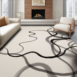 Abstract Smoke Drift Aesthetic(Black)