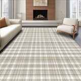Contemporary Textured Plaid Look(Beige)