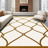 Luxurious Trellis Framework Featuring Ornate Decorative Nodes(Gold)