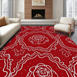 Starlight Swirl Constellation Artisan Mosaic(Red)