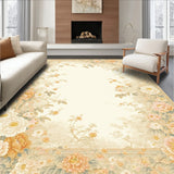 Beautiful Lightweight Entry with Subtle Beige Floral(Beige)