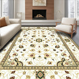 Farmhouse Elegant Ivory Beige Area(Beige)