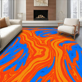 Porto Abstract Brushstroke Contemporary Artistic Flow(Orange)