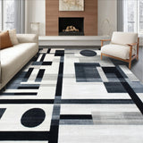 Contemporary Dual Tone Linear with Minimalist Graphic Design(Black)