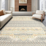 Echo Canyon Contemporary Diamond Motif in Multi Beige Shades(Gray)