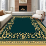 Art Nouveau Botanical Flourish with Flowing Vine(Gold)