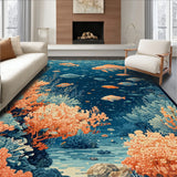 Undersea Exploration Fish & Coral Reefs for Playtime(Blue)