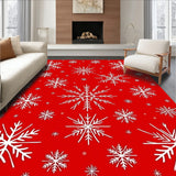 Festive Starlight Snowflake Crystal Winter Celebration(Red)