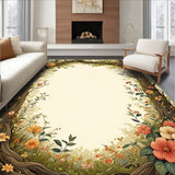 Whimsical Nature Inspired Area(Beige)