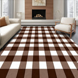 Buffalo Plaid Autumn Harvest Festival Decorative(Brown)