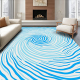 Wave Ripple Concentric with Flowing Water Movement (Blue)
