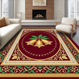 Festive Bells Holiday Semi Circle Entrance(Burgundy)