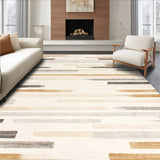 Artisan Crafted Linear Beige Area(Beige)