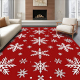 Elegant Crystal Flurry Seasonal Decorative Pathway Embellishment(Red)