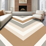 Chevron with Zigzag Design(Brown)