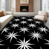 Midnight Interlocking Starburst with Art Accents(Black)