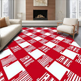 Buffalo Checkered Festive Holiday Farmhouse Decorative Accent(Red)