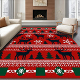 Winter Forest with Nordic Accents and Festive(Red)