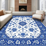 Elegant Porcelain Floral Motif(Blue)