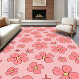 Modern Boho Flora with Interlocking Petals and Playful Bow Details(Pink)