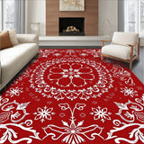 Enchanted Frosty Crystal Elegant Seasonal Celebration Decorative(Red)