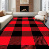 Rustic Tartan Featuring Layered Crosshatch and Subtle Diagonal Highlights(Red)