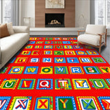 Playful Colorful Alphabet Scheme(Red)