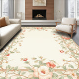 Boho Floral with Vintage Botanical and Pastel Accents(Beige)