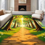 Woodland Path Seasonal Doorstep Accent(Brown)