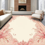 Chic Curved Scallop Bow with Feminine Ribbon(Beige)