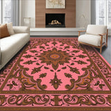 Terracotta Paisley Vintage Inspired Hallway Accent(Pink)