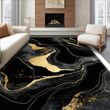 Geometric Black Gold Elegance(Black)