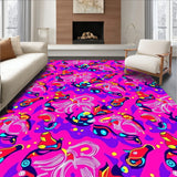 Whimsical Feline Motif with Colorful Pulsing Light Embellishments(Pink)