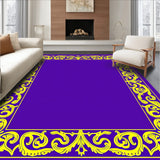 Elegant Damask Vintage Inspired Ornamental Jacquard(Purple)