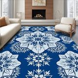 Snowflake Crystal Formation Intricate Winter Wonderland Scene(Blue)