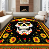 Festive Colorful Dia de los Muertos(Black)