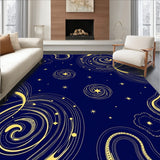 Celestial Galaxy Fluffy with Cosmic Swirl(Blue)